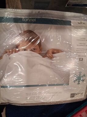Home Collection Tan Flannel Twin Sheet Set